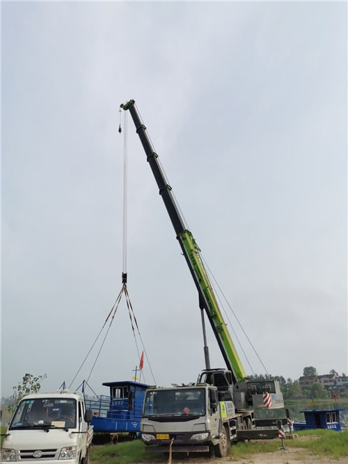 襄州区桥梁建设吊装案例